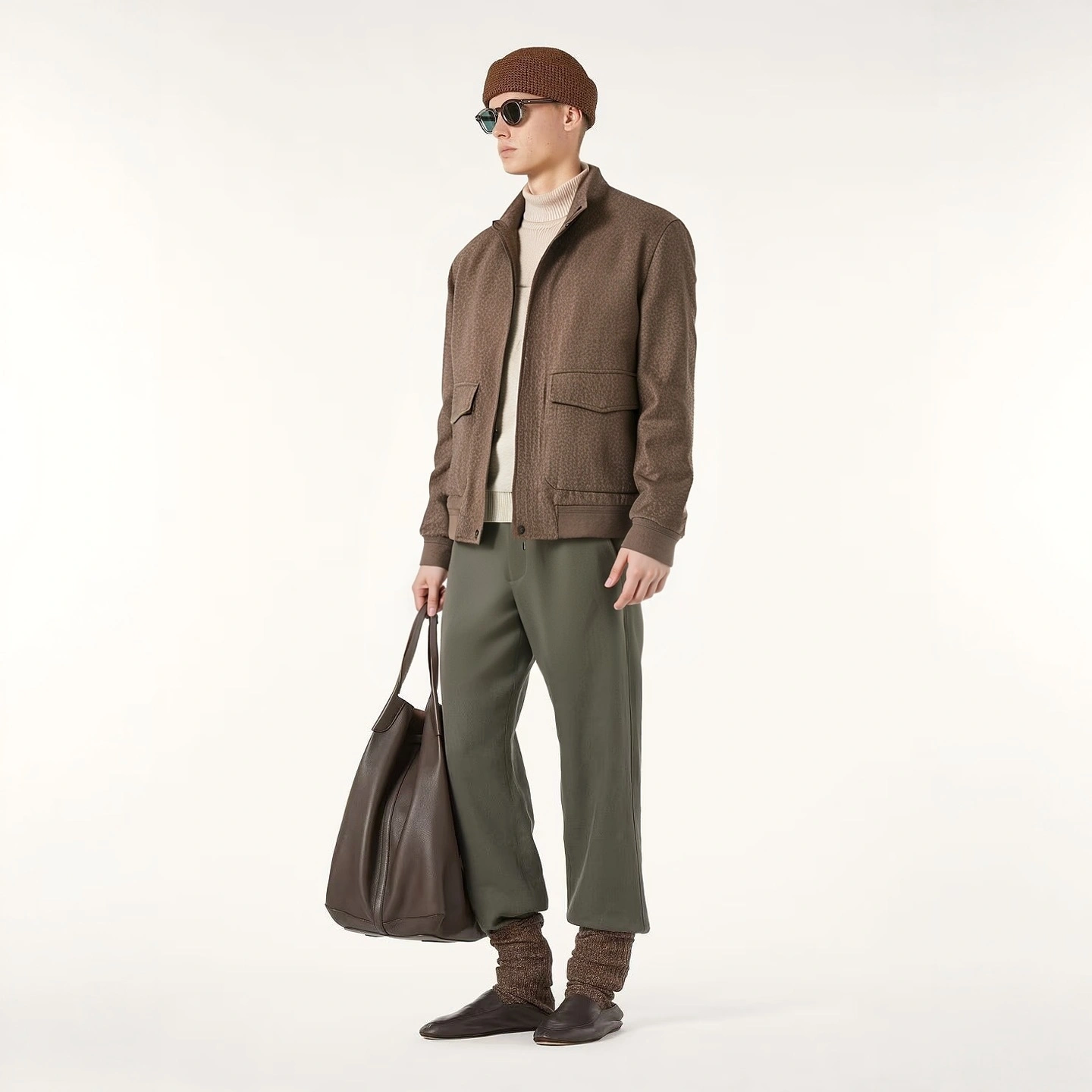 wg.luxury- 8oro Pi191 wool 2colour item:E-F501J2310-2H